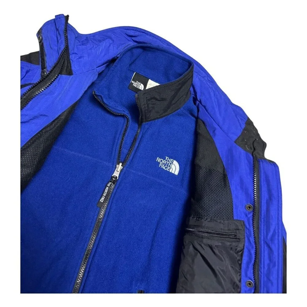 VINTAGE The North Face EXTREME LIGHT 2-in-1 Convertible Fleece Ski Parka Coat XS